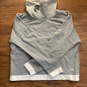 Women's Gray Under Armour Hoodie Size L